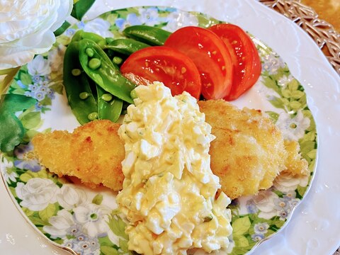 〜鱈のフライ・野菜添え〜